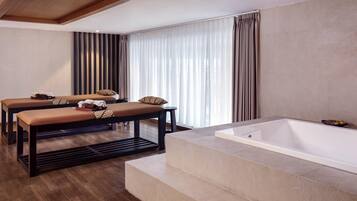 Sauna, hot tub, hot springs/mineral springs, hot stone massages