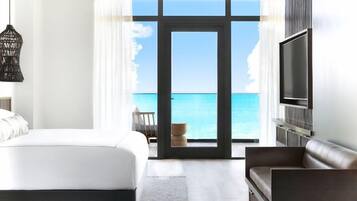 Premium bedding, blackout drapes, iron/ironing board, free WiFi