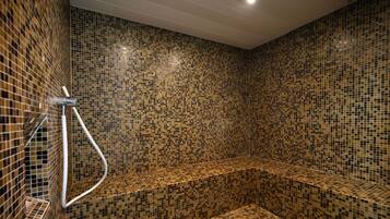 Behandelingskamers voor koppels, een Turks bad/hammam