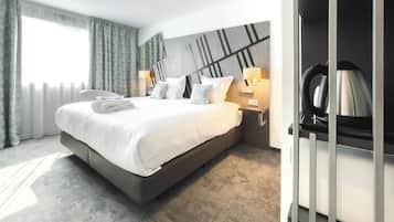 Literie de qualité supérieure, coffres-forts dans les chambres