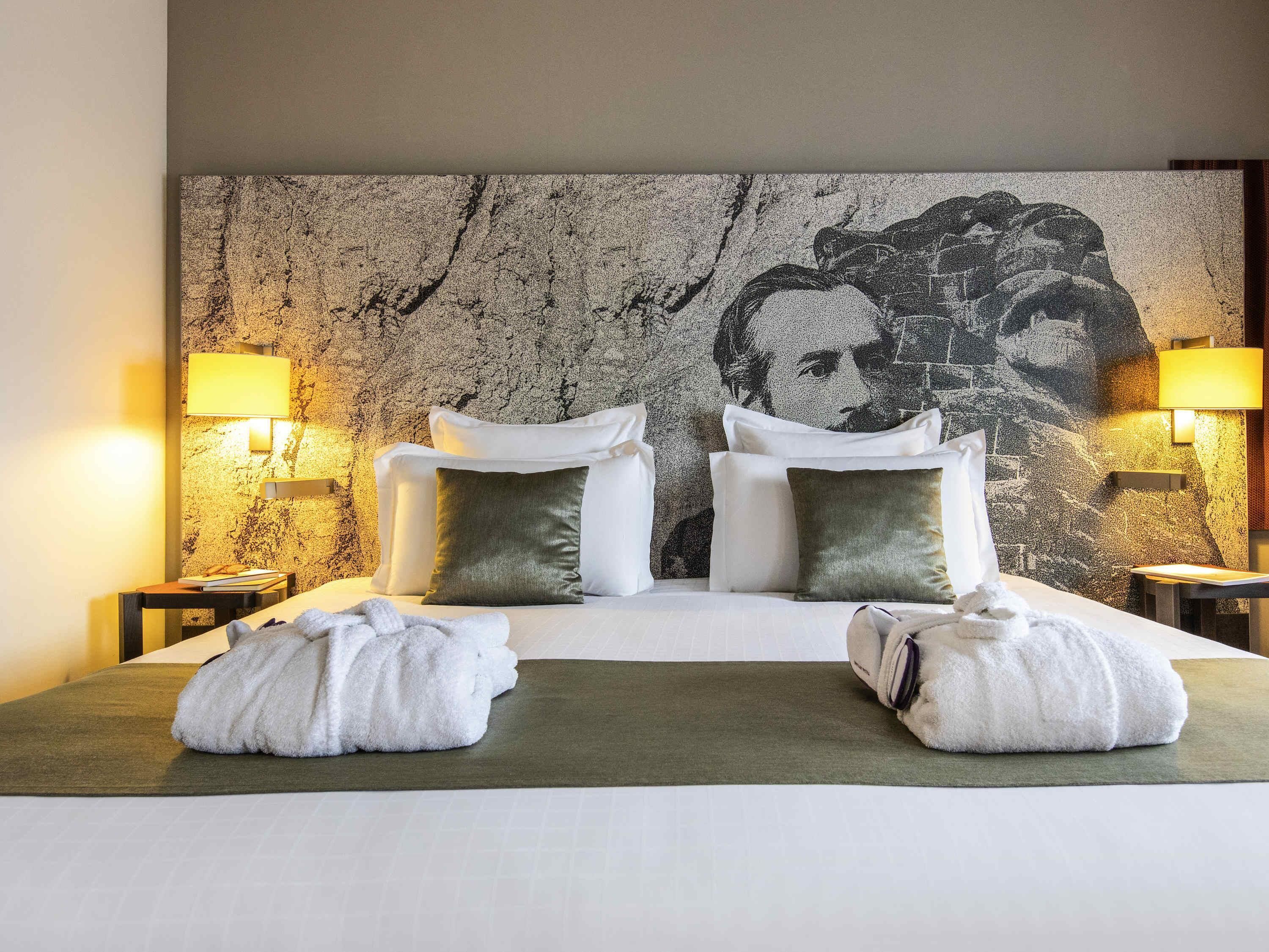 高級寢具、客房內保險箱、獨特裝潢、布置獨特