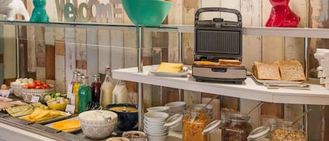 Café da manhã continental grátis todos os dias