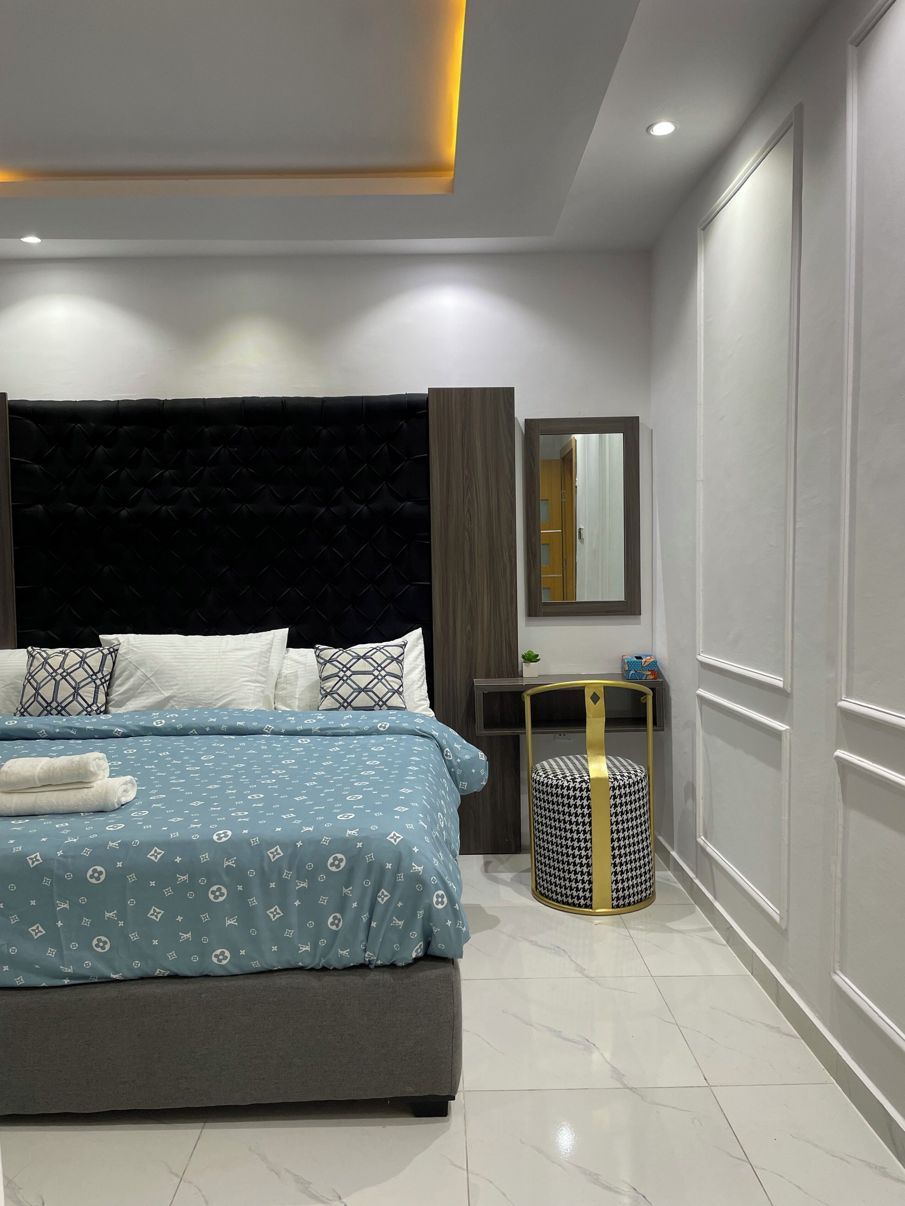 Luxury Apartment | Premium bedding, down comforters, individually decorated