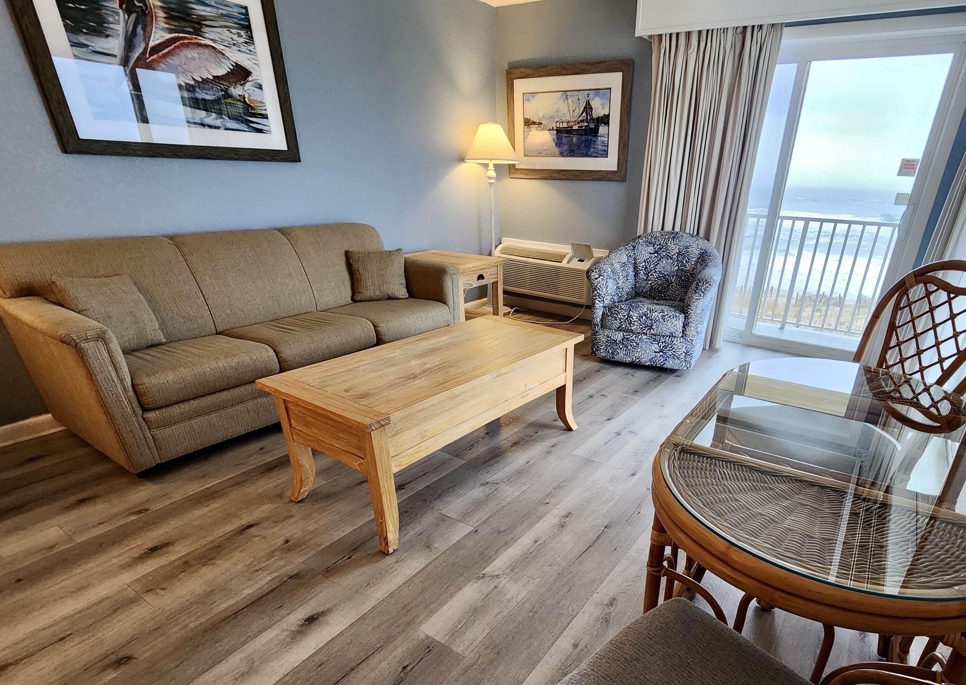 ocean front corner king | 1 bedroom, in-room safe, individually decorated, blackout curtains