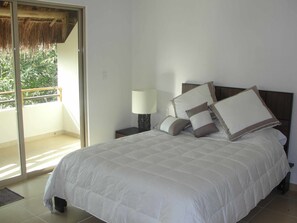 Leilighet, 2 soverom, terrasse (Casa Turquesa) | 2 soverom, sengetøy av topp kvalitet, safe på rommet og barnesenger