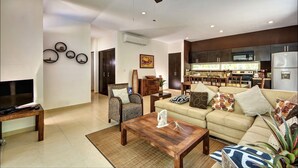 Family Condo, 2 Bedrooms, Accessible (Casa Kanyt-Ha) | Living area - Zama Village (Tulum)