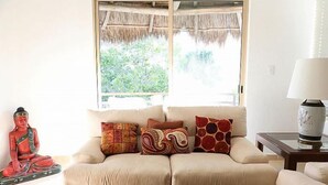 Apartment, 2 Bedrooms, Terrace (Samati Village) | Living room - Zama Village (Tulum)