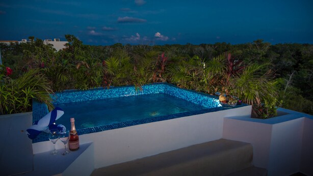 Deluxe Apartment, 2 Bedrooms (Lunata 1) | Terrace/patio - Tulum Luna Tha (Tulum)