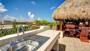 Premier Penthouse, 2 Bedrooms, Tower (Casa de Colores) | Terrace/patio