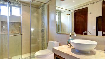 Apartment, 2 Bedrooms, Terrace (Los Mijales) | Bathroom | Shower, free toiletries, hair dryer, towels