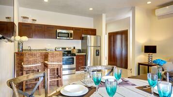Apartment, 2 Bedrooms, Terrace (Los Mijales) | Private kitchenette | Full-sized fridge, microwave, stovetop, coffee/tea maker