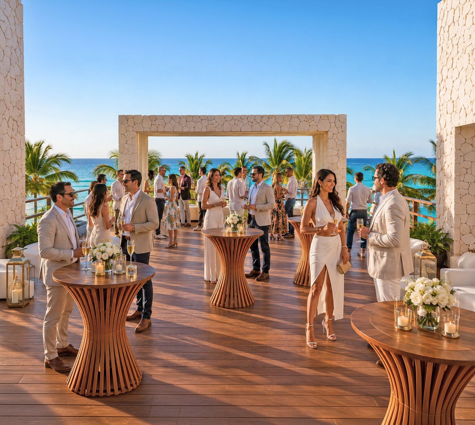 Área externa para casamento