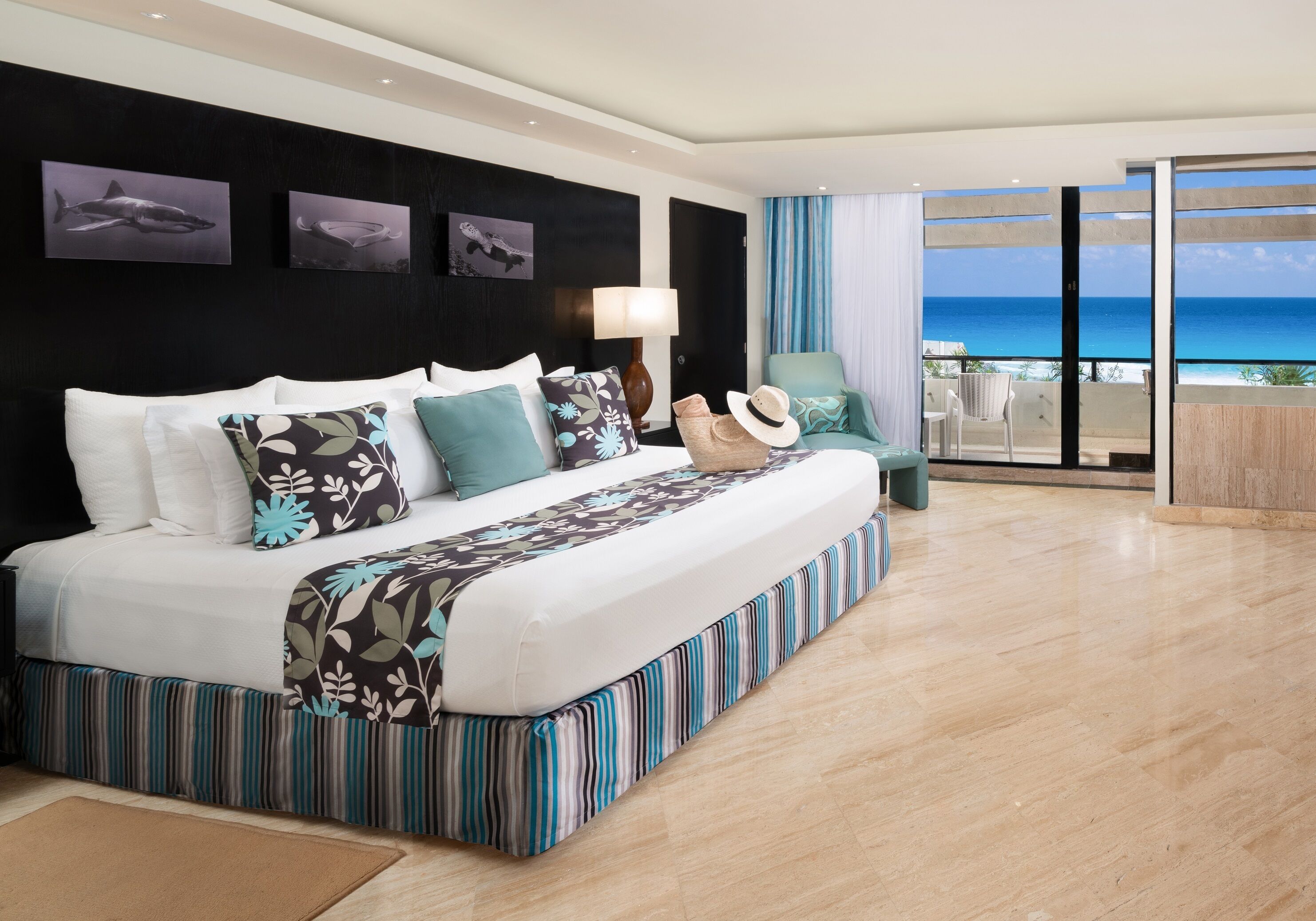 Vista para praia/oceano