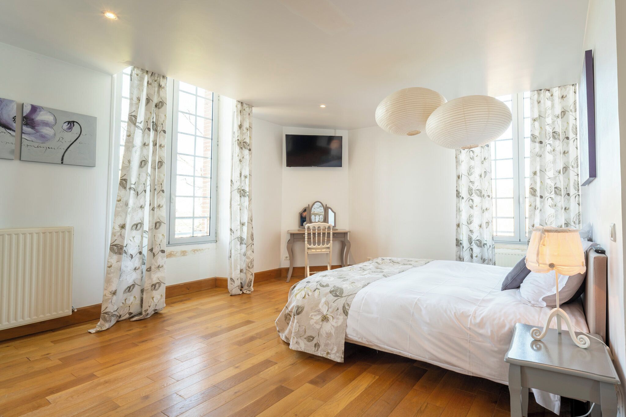 comfort double room, private bathroom, park view | premium bedding, individually decorated, individually furnished