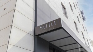 A building facade with a 'SOFT COLLECTION' sign. - Sota Stay Gundae (Seoul)