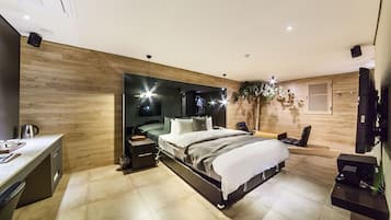 Daunenbettdecken, Betten mit Memory-Foam-Matratzen