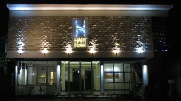 Front of property – evening/night