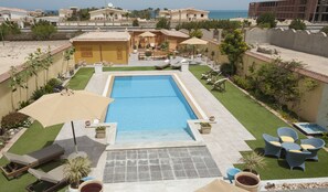 Blick von der Unterkunft