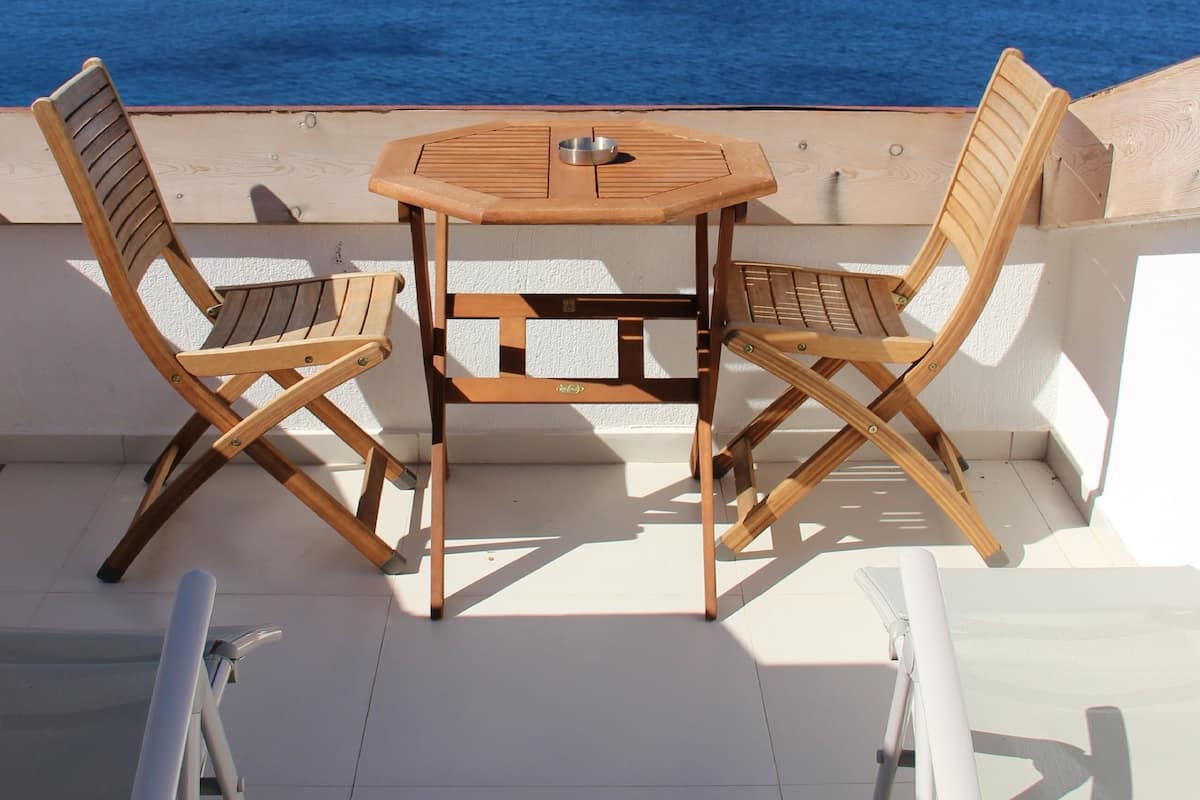 Roof Double or Twin Room, Sea View | Balkon