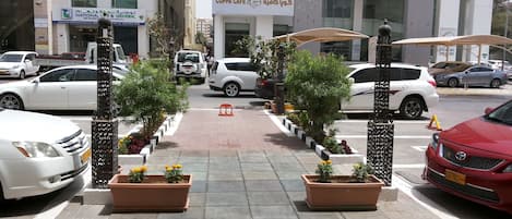 Free self parking, free valet parking