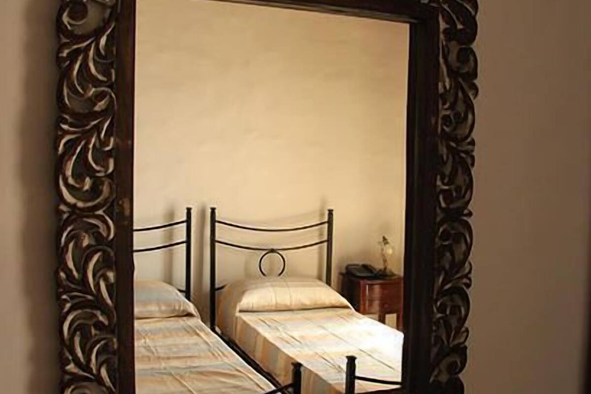 Double or Twin Room, Balcony, Pool View | Room amenity