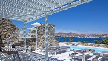 Suite, 2 chambres, piscine privée, vue mer (Residence) | Vue de la chambre