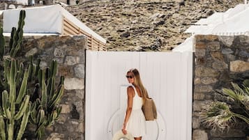 Entrée de l’hébergement