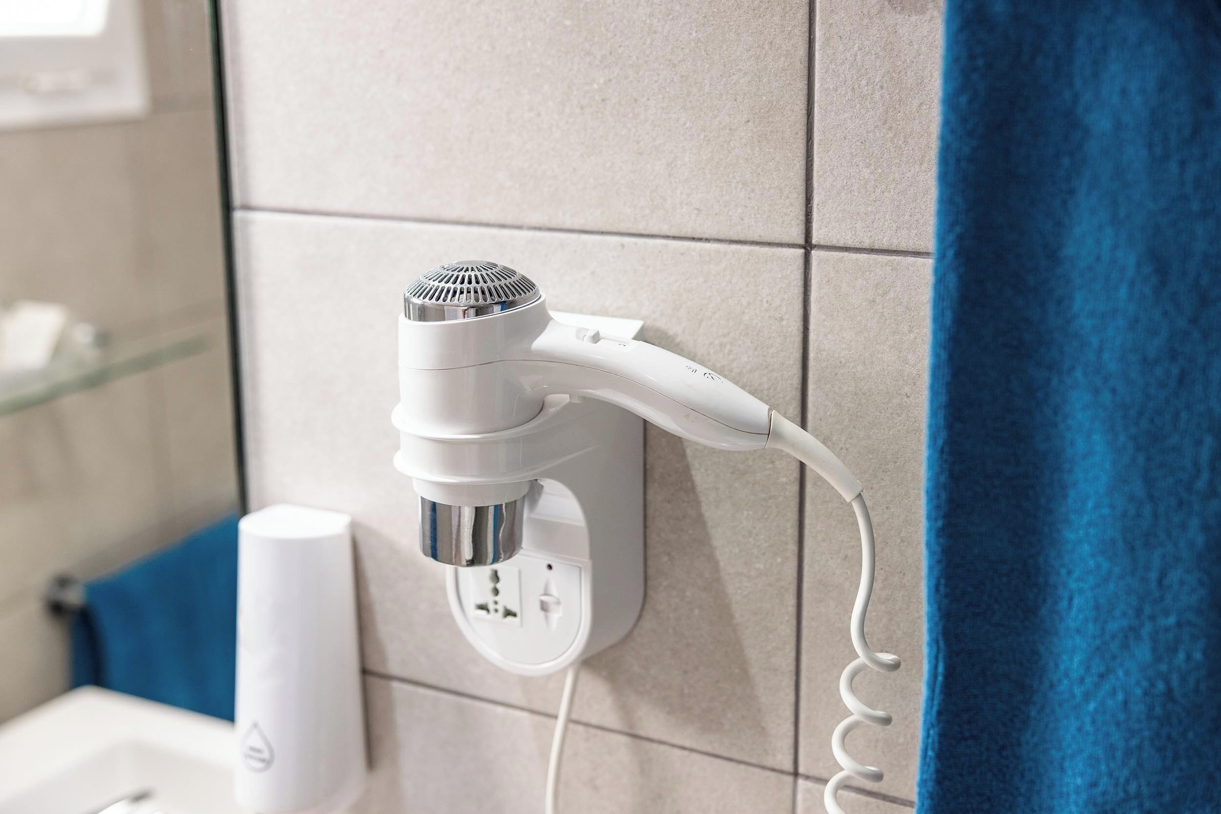 shower, free toiletries, hair dryer, dressing gowns