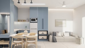 Memory foam beds, in-room safe, soundproofing, iron/ironing board - Georgina (Chania)