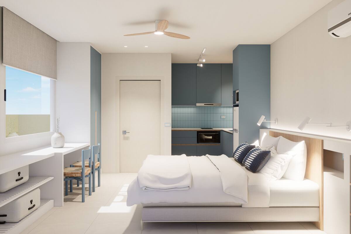 Comfort-Studio | Zimmersafe, schallisolierte Zimmer, Bügeleisen/Bügelbrett