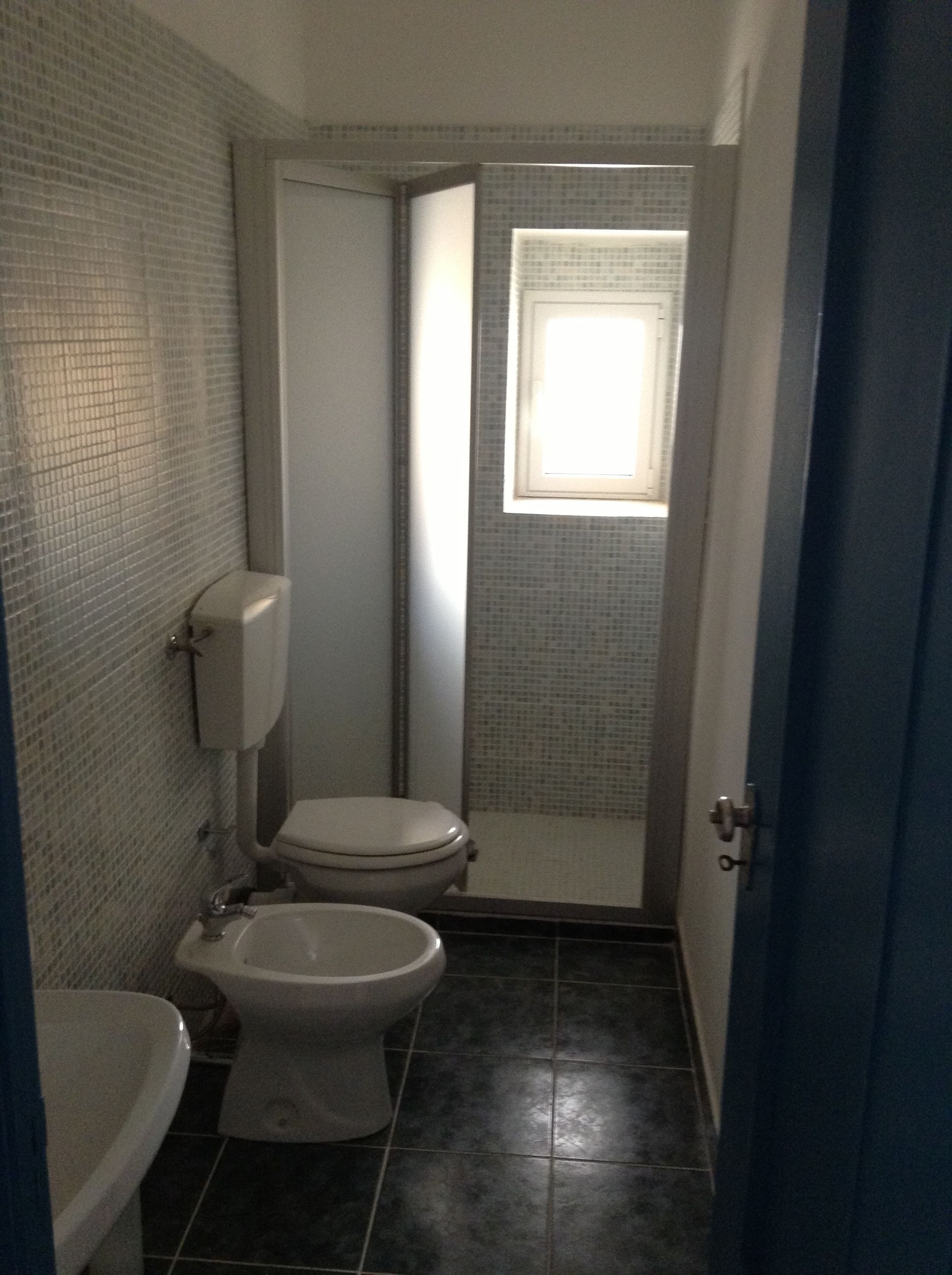 Studio, Balcony, City View | Bathroom | Shower, hair dryer, bidet