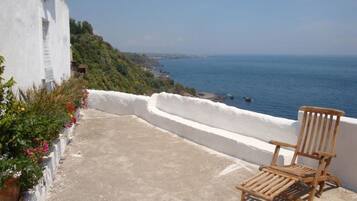 Superior-Apartment, 1 Schlafzimmer, Meerblick, Meerseite | Balkon