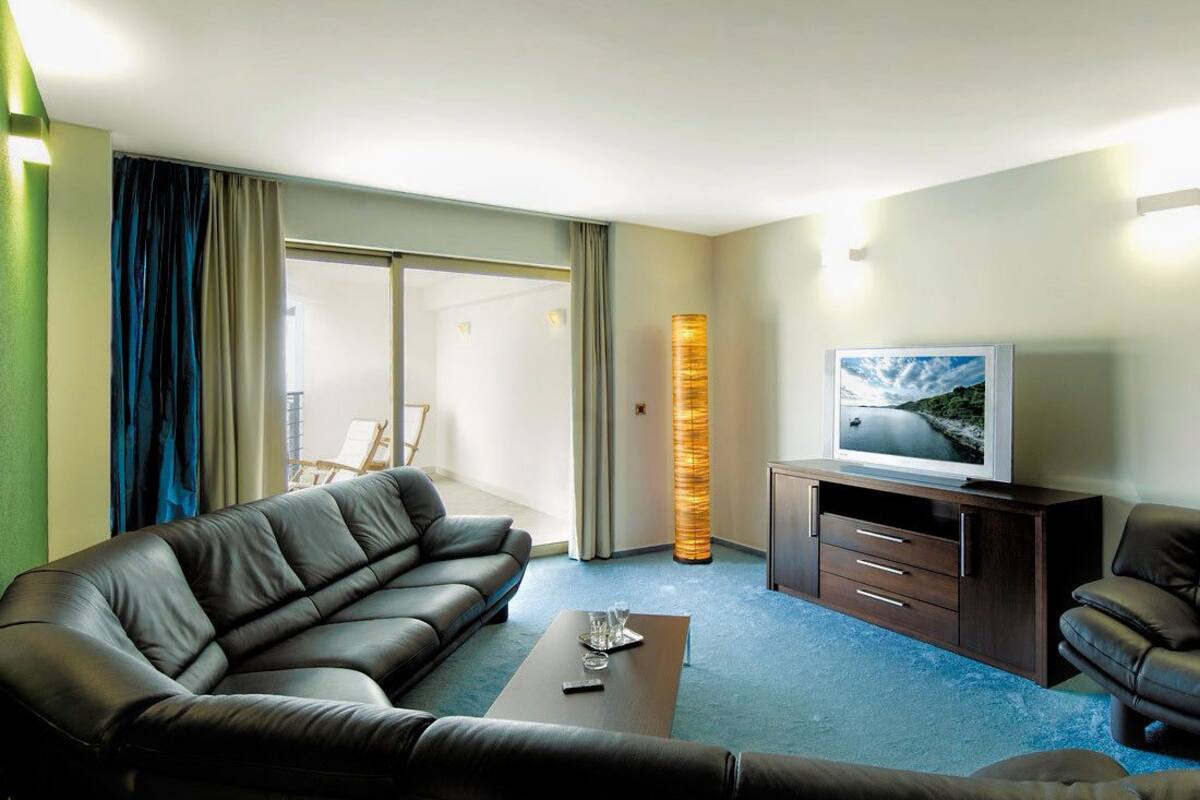 Presidential Süit, 2 Yatak Odası, Balkon, Deniz Manzaralı | Odada kasa