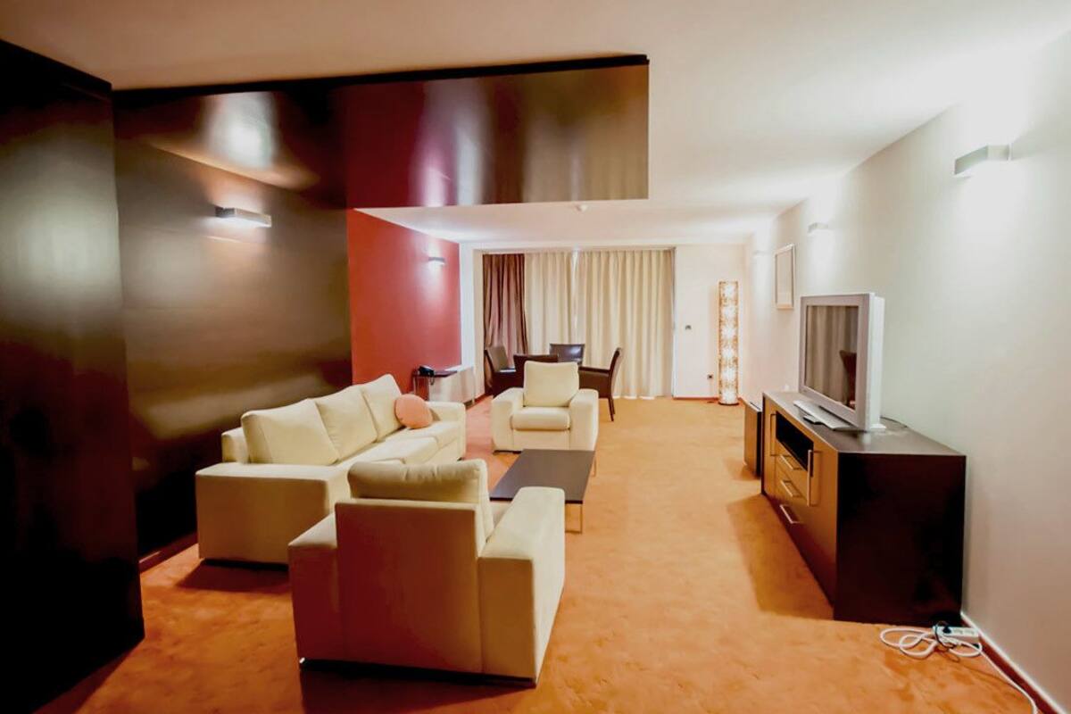 Executive Süit, Balkon, Deniz Manzaralı | Oturma odası