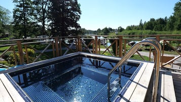 Indoor pool, outdoor pool