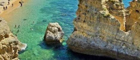 Vlak bij het strand, wit zand