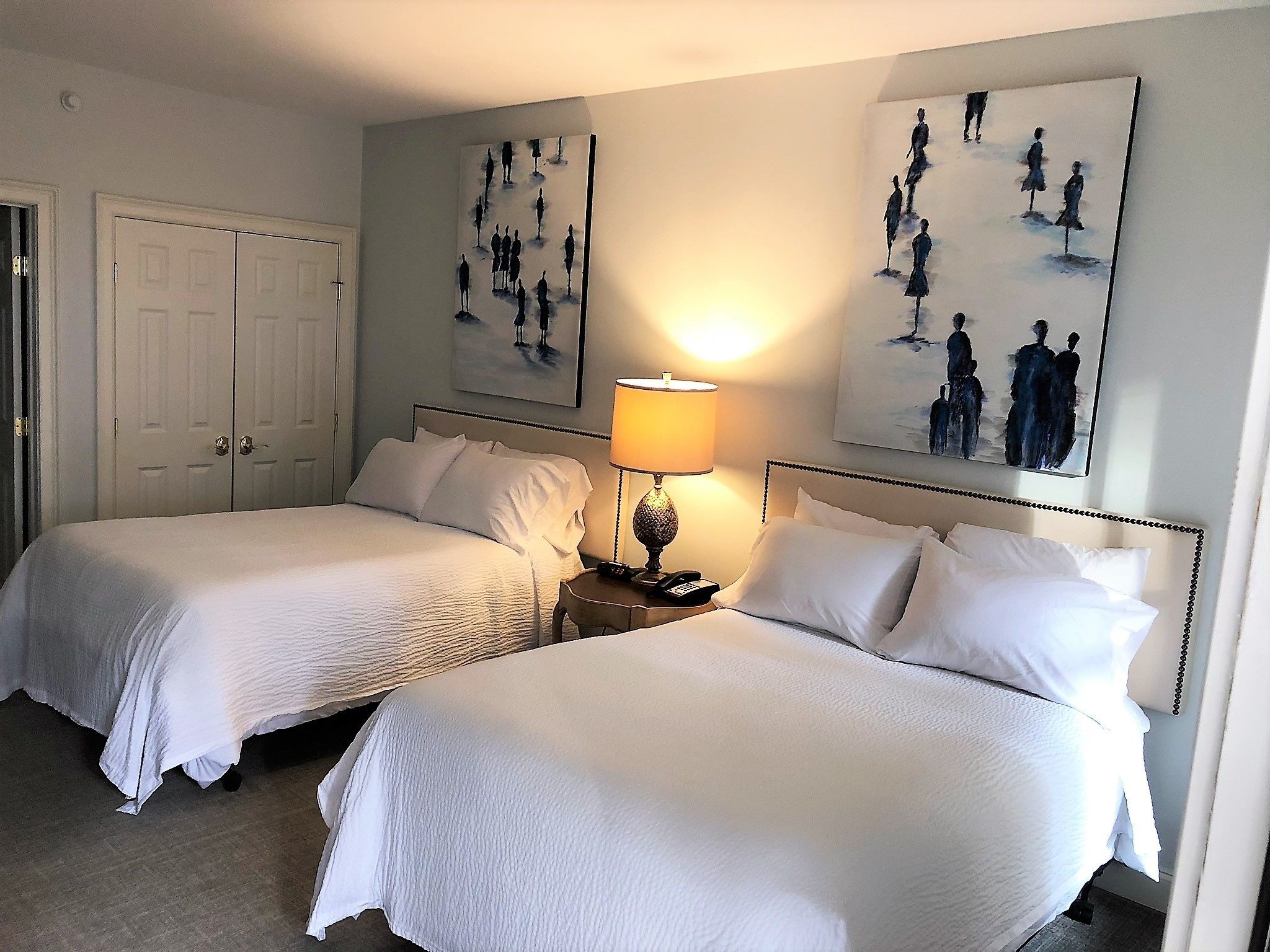 premium double room, 2 double beds | premium bedding, individually decorated, individually furnished, desk