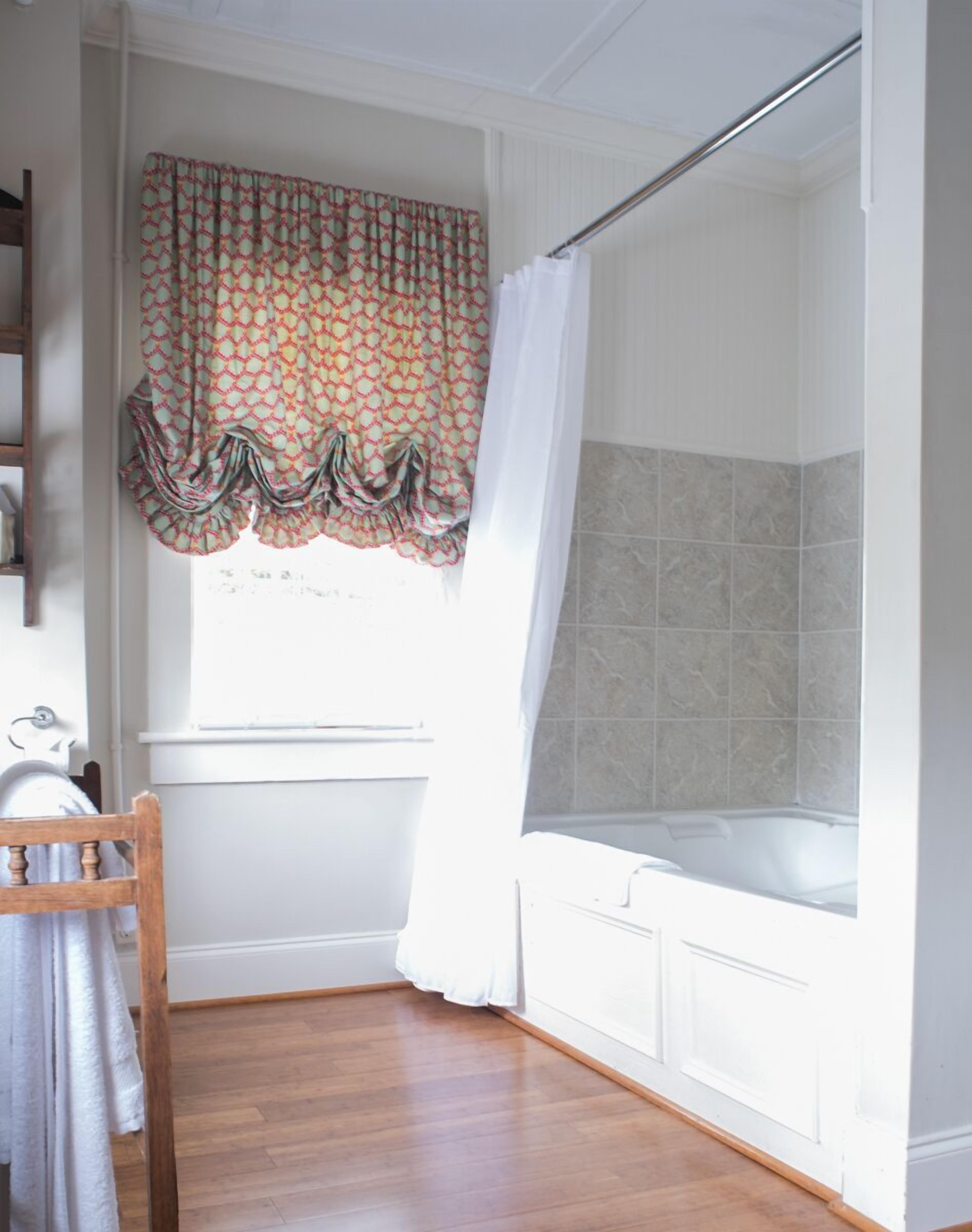 superior room, 1 king bed, non smoking, courtyard view | bathroom shower