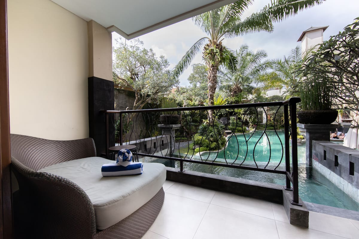 Deluxe Room with Plunge Pool | Vue depuis le balcon