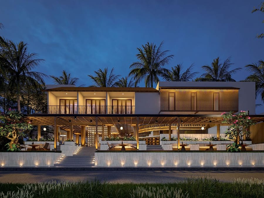 Fachada de la propiedad