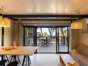 Family Chalet, 2 Bedrooms, Terrace | Garden view