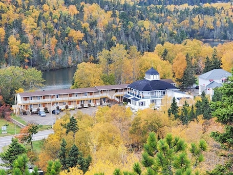 Aerial view. Hotel - Motel Georges