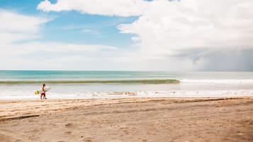 On the beach