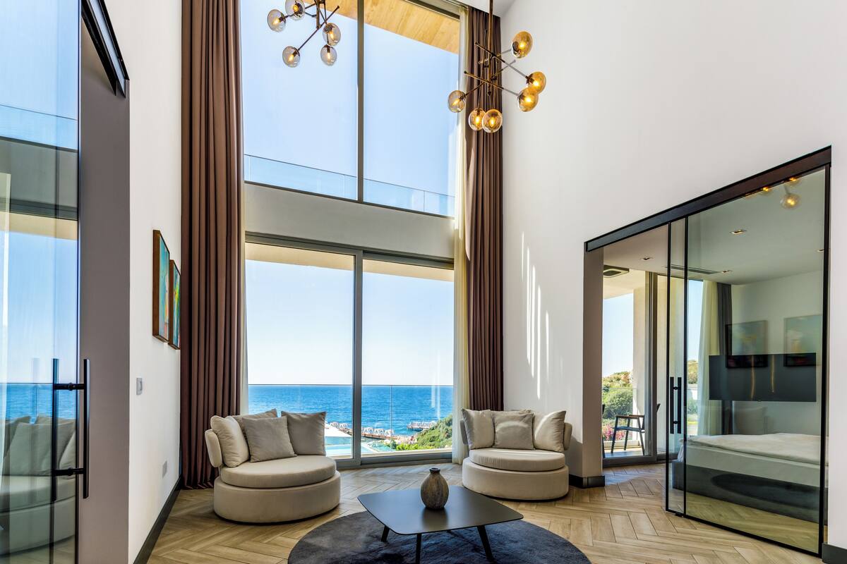 sunset villa with private pool | 1 bedroom, minibar, in-room safe, desk