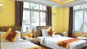 Minibar, in-room safe, desk, blackout drapes