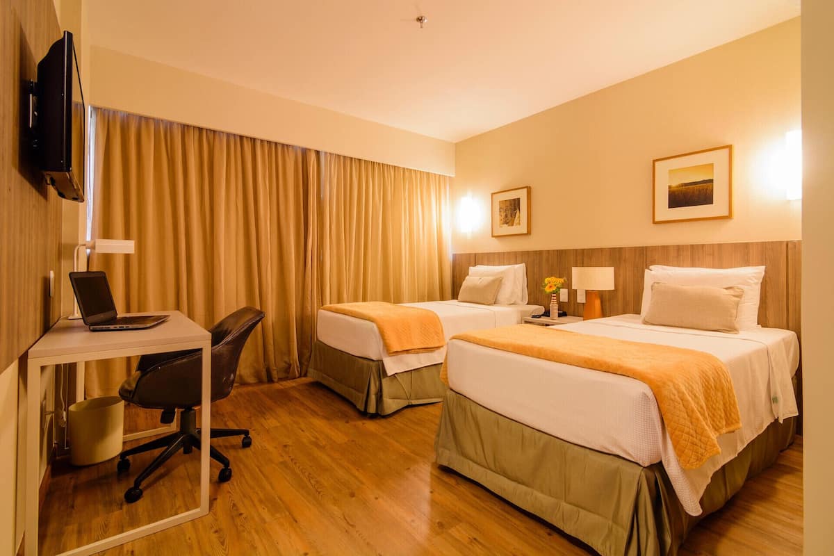 Minibar, in-room safe, desk, blackout curtains
