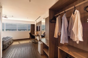 Minibar, in-room safe, desk, blackout curtains