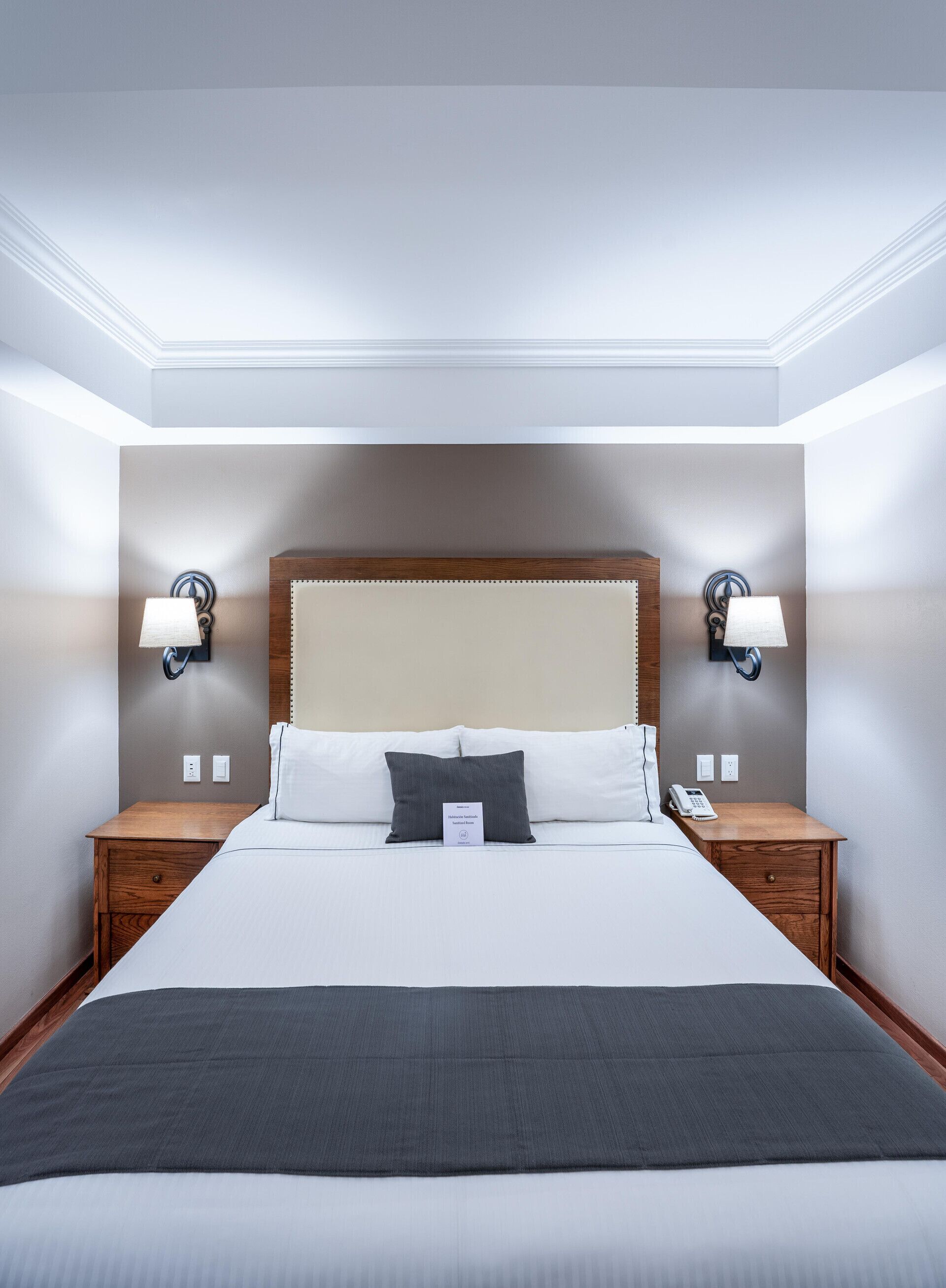 Premium bedding, down duvets, in-room safe, desk