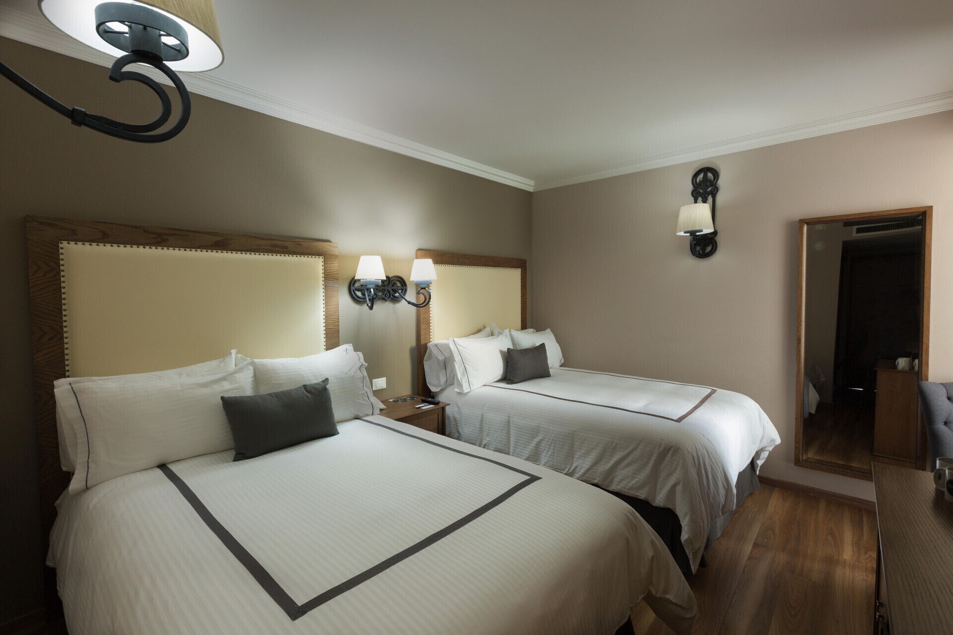 Premium bedding, down duvets, in-room safe, desk