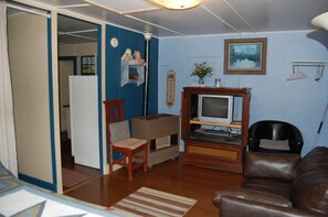 Una televisión de pantalla plana